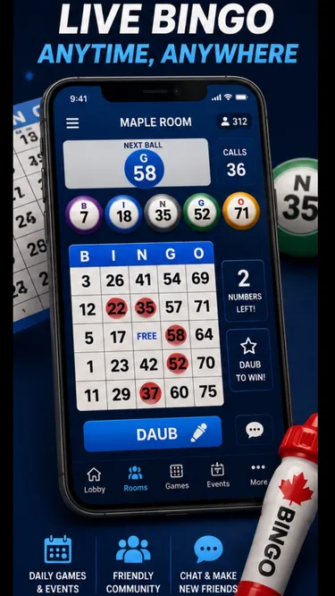 Maple Bingo Screenshot